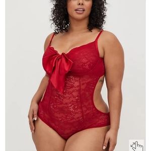 Size 2 sexy red lace